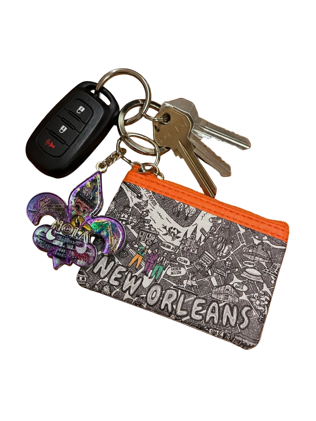 NOLA Fleur de Lis Keychain 191051