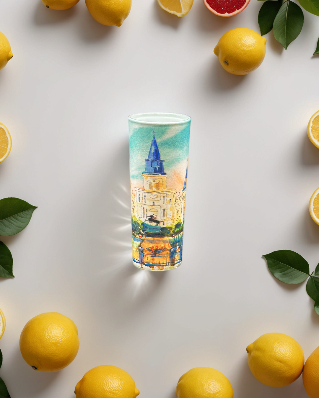 St. Louis Cathedral Tall Shot Glass