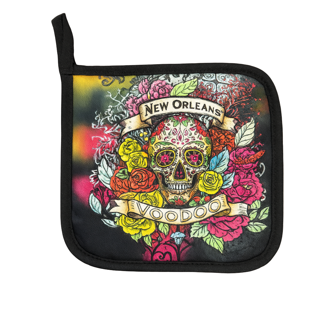 New Orleans Voodoo Skull Pot Holder