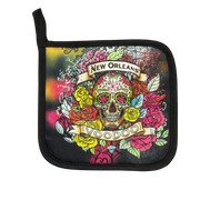 New Orleans Voodoo Skull Pot Holder