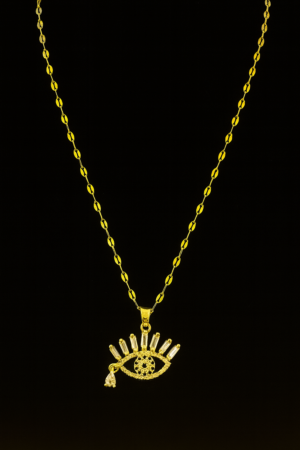 Evil Eye Crystal Necklace