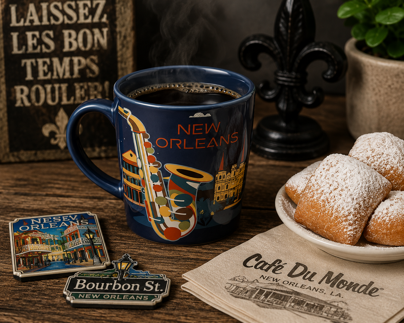 New Orleans Jazz Harbor Mug