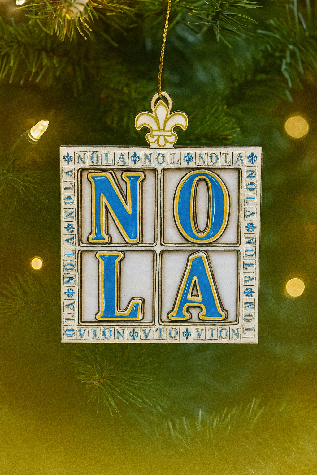 NOLA Street Tile Ornament