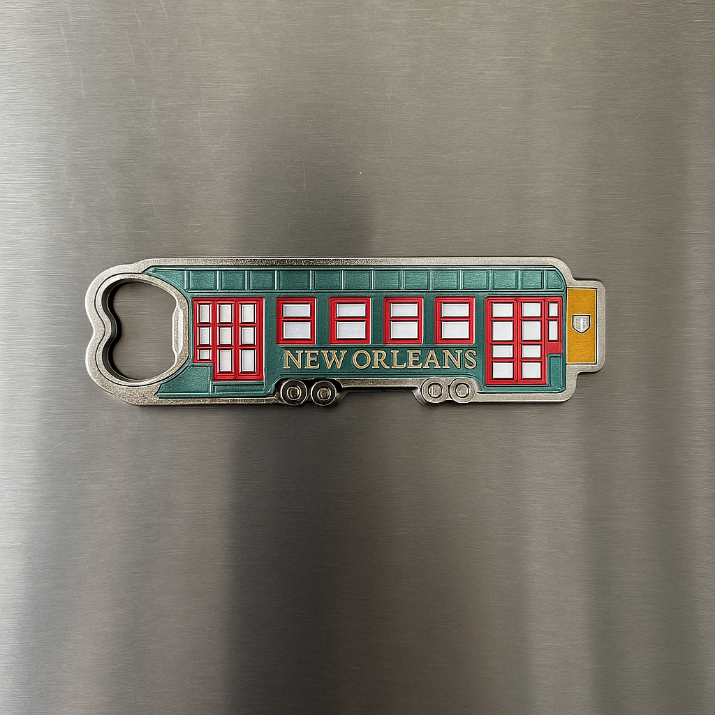 Streetcar Bottle Opener and Magnet