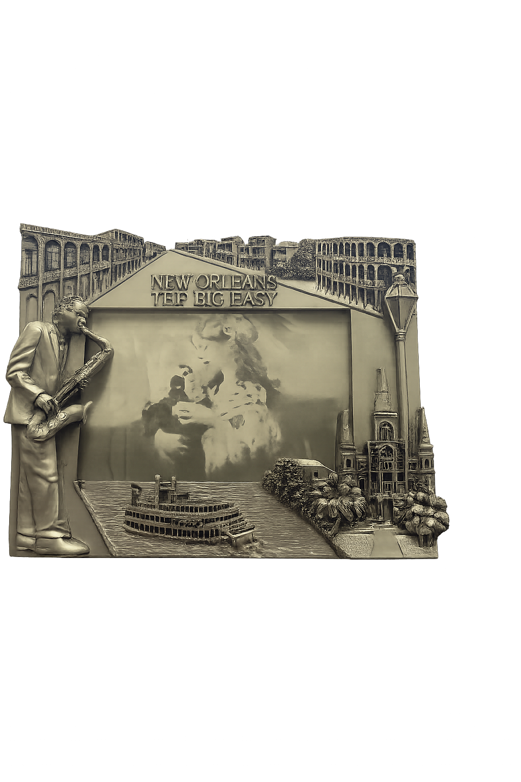 New Orleans "The Big Easy" 3D Picture Frame