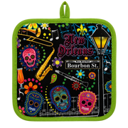 New Orleans Sugar Skull Potholder