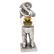 New Orleans Jazz Musician Water Globe – Silver Jazz Belly Globe