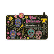 Sugar Skull Bourbon Street Magnet