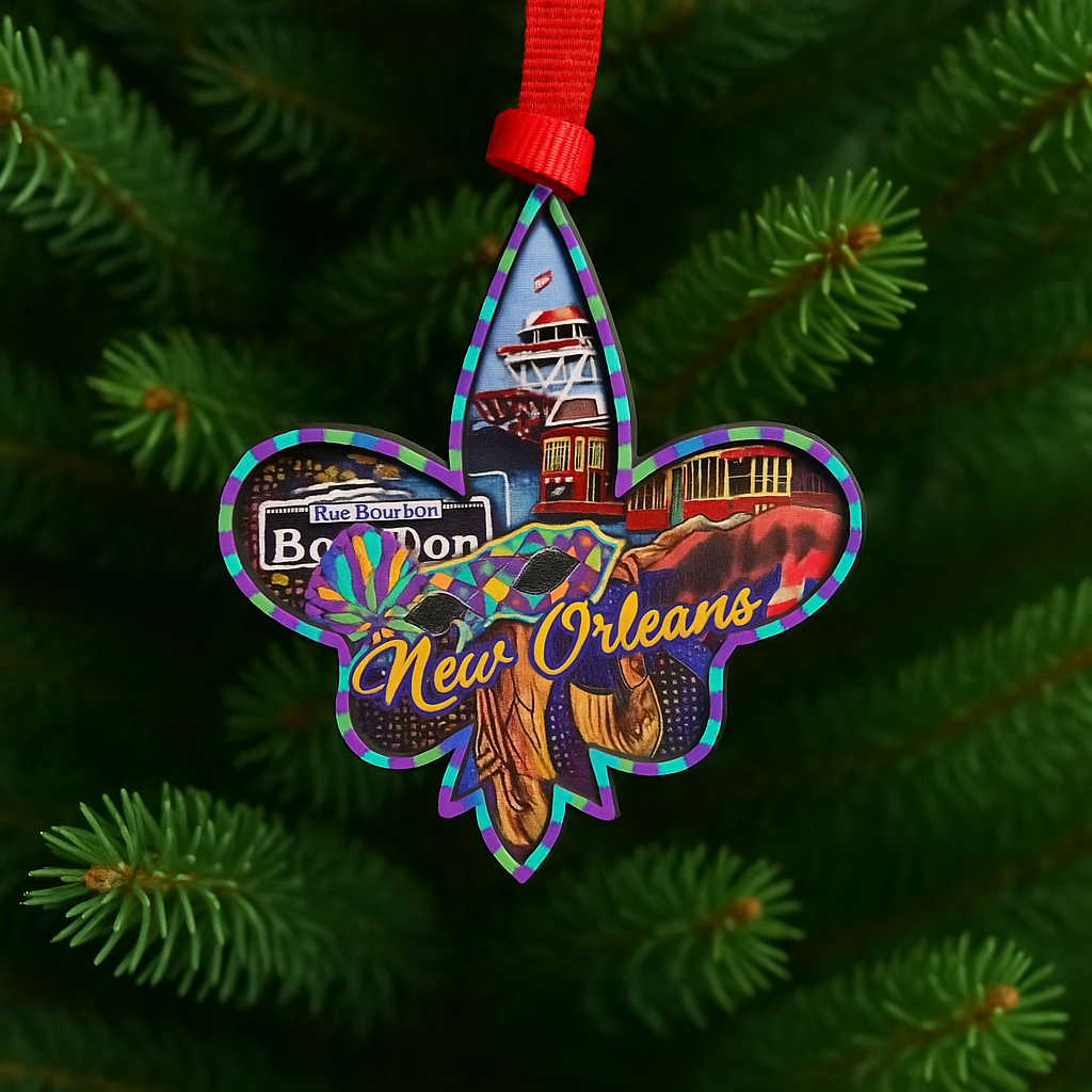 New Orleans Fleur-dis-Lis Ornament