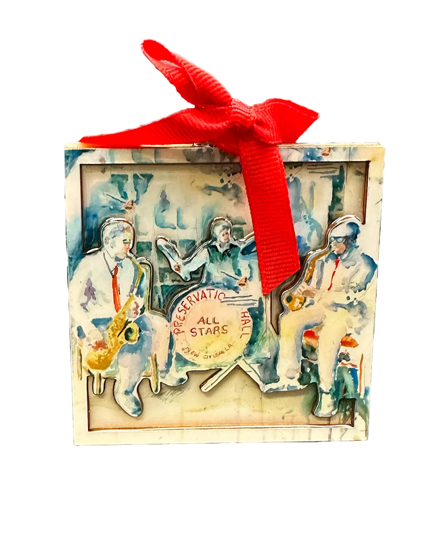 All-Stars Jazz Band Wooden Ornament
