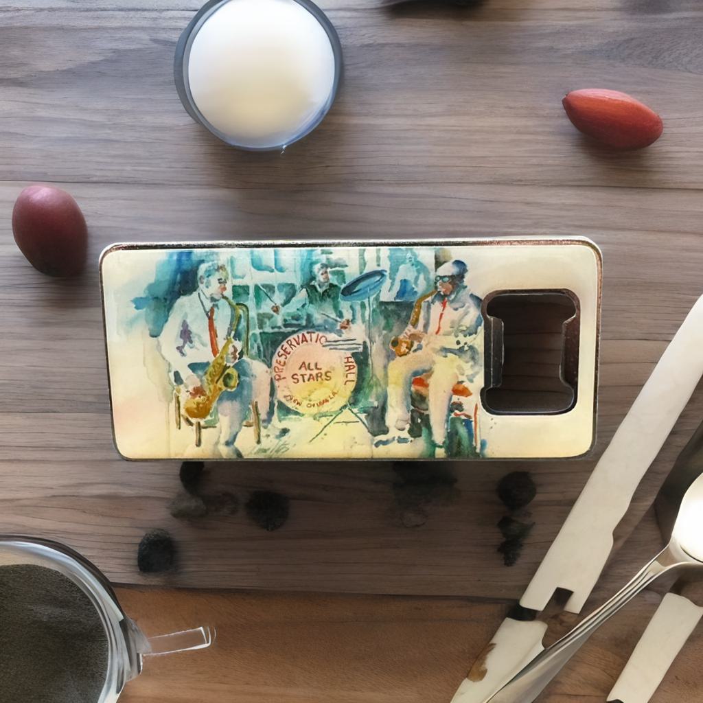 The All-Stars Jazz Band Bottle Opener and Magnet