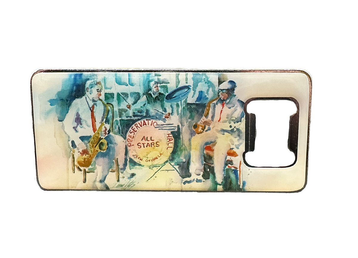 The All-Stars Jazz Band Bottle Opener and Magnet