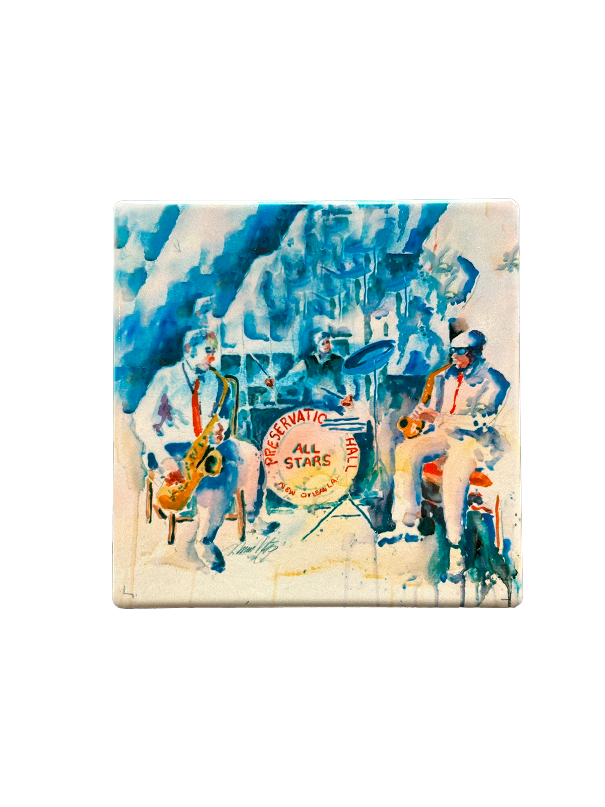 All Stars Jazz Band Ceramic Coaster