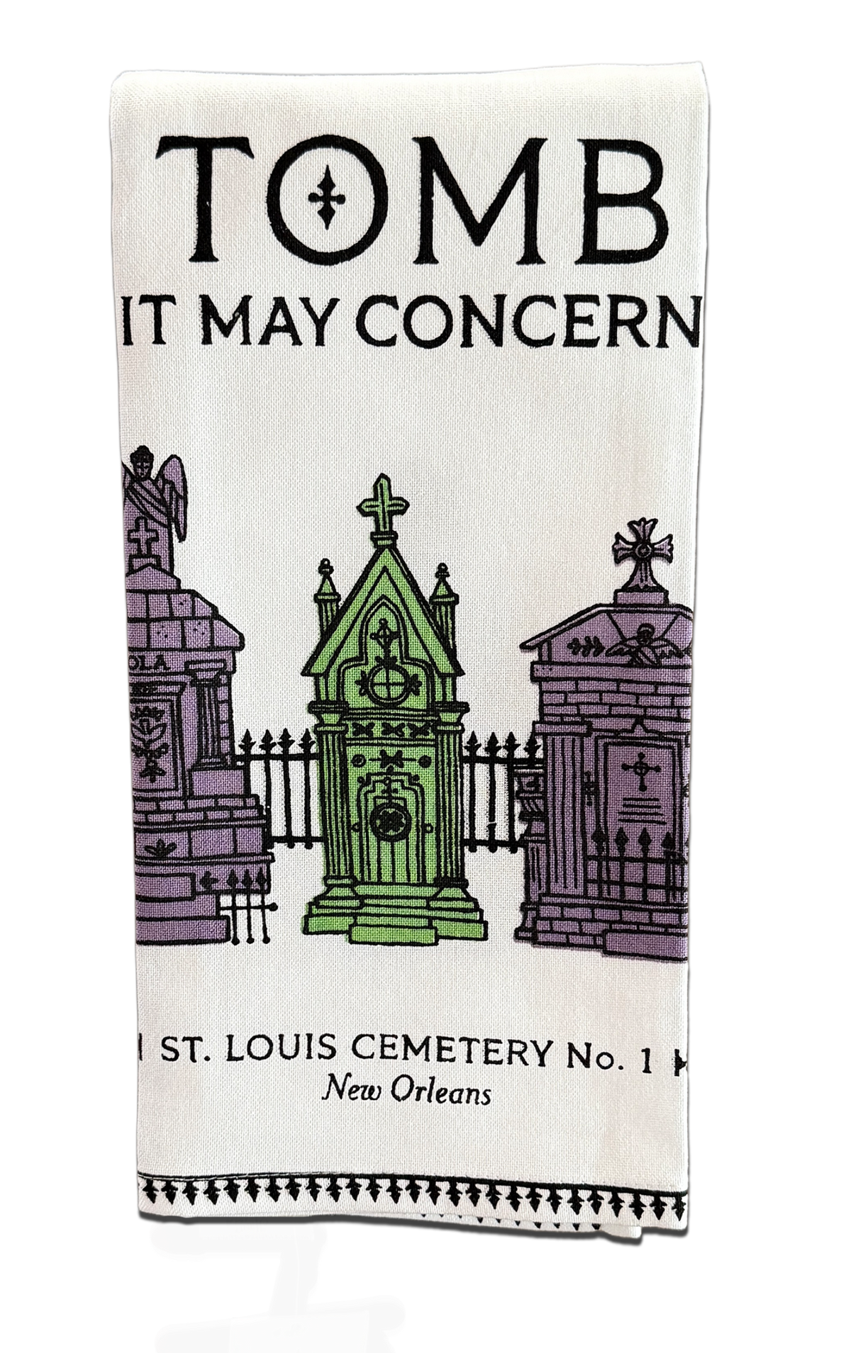 Tomb It May Concern Tea Towel