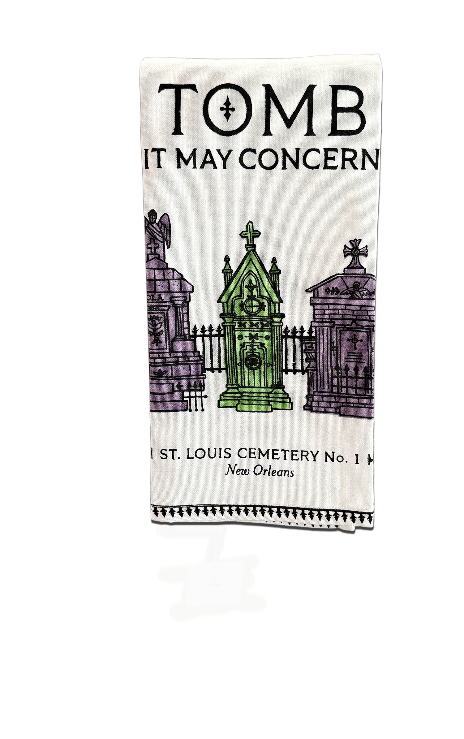 Tomb It May Concern Tea Towel