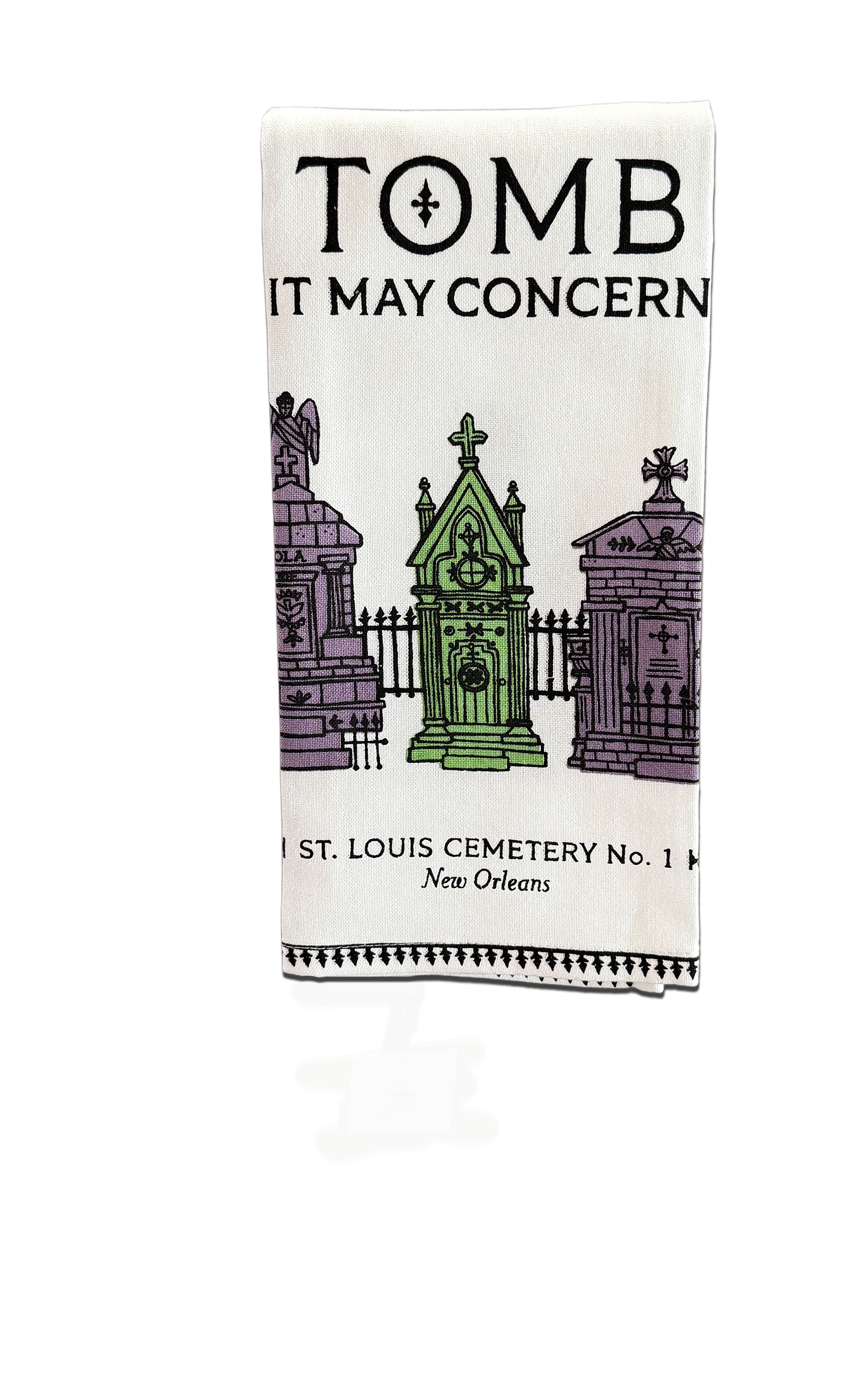 Tomb It May Concern Tea Towel