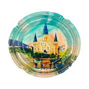 St. Louis Cathedral Glass Ashtray