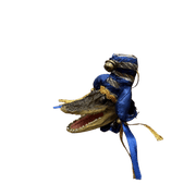 Bayou Jester Gator Ornament/Magnet