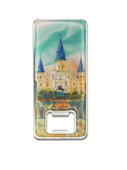 St. Louis Cathedral Bottle Opener and Magnet - New Orleans Souvenir