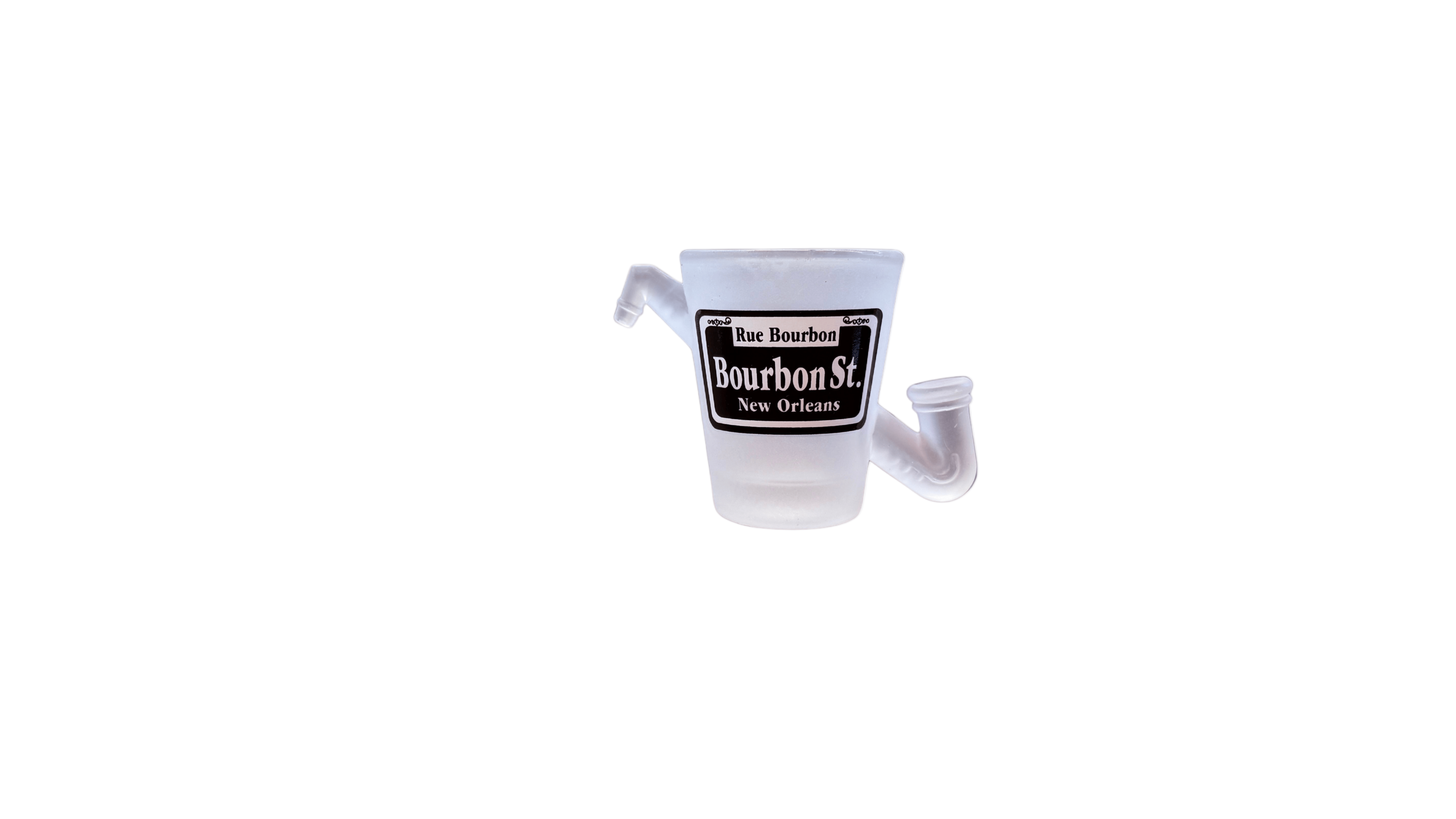 Bourbon Street Frosted Shot Glass