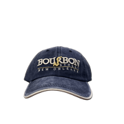 Bourbon Street New Orleans Cap with Saxophone - Navy