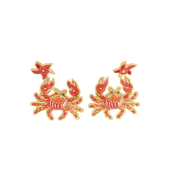 CRAB Beaded Earrings EA21102