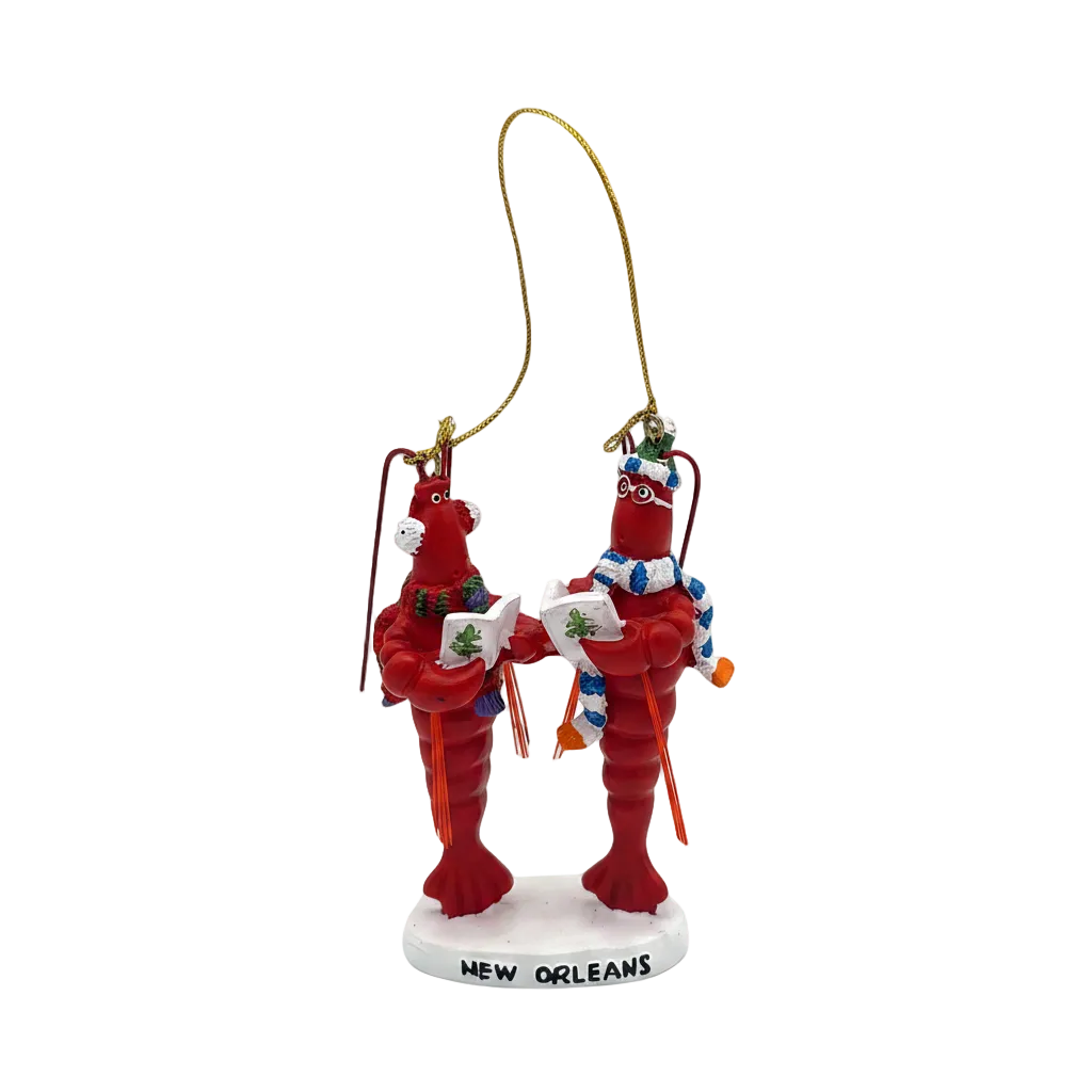 New Orleans Crawfish Carolers Ornament