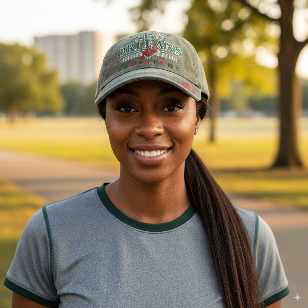 Crawfish New Orleans Cap - Green