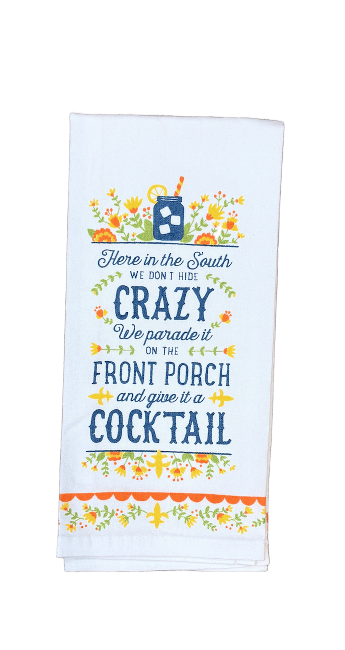 Crazy Tea Towel