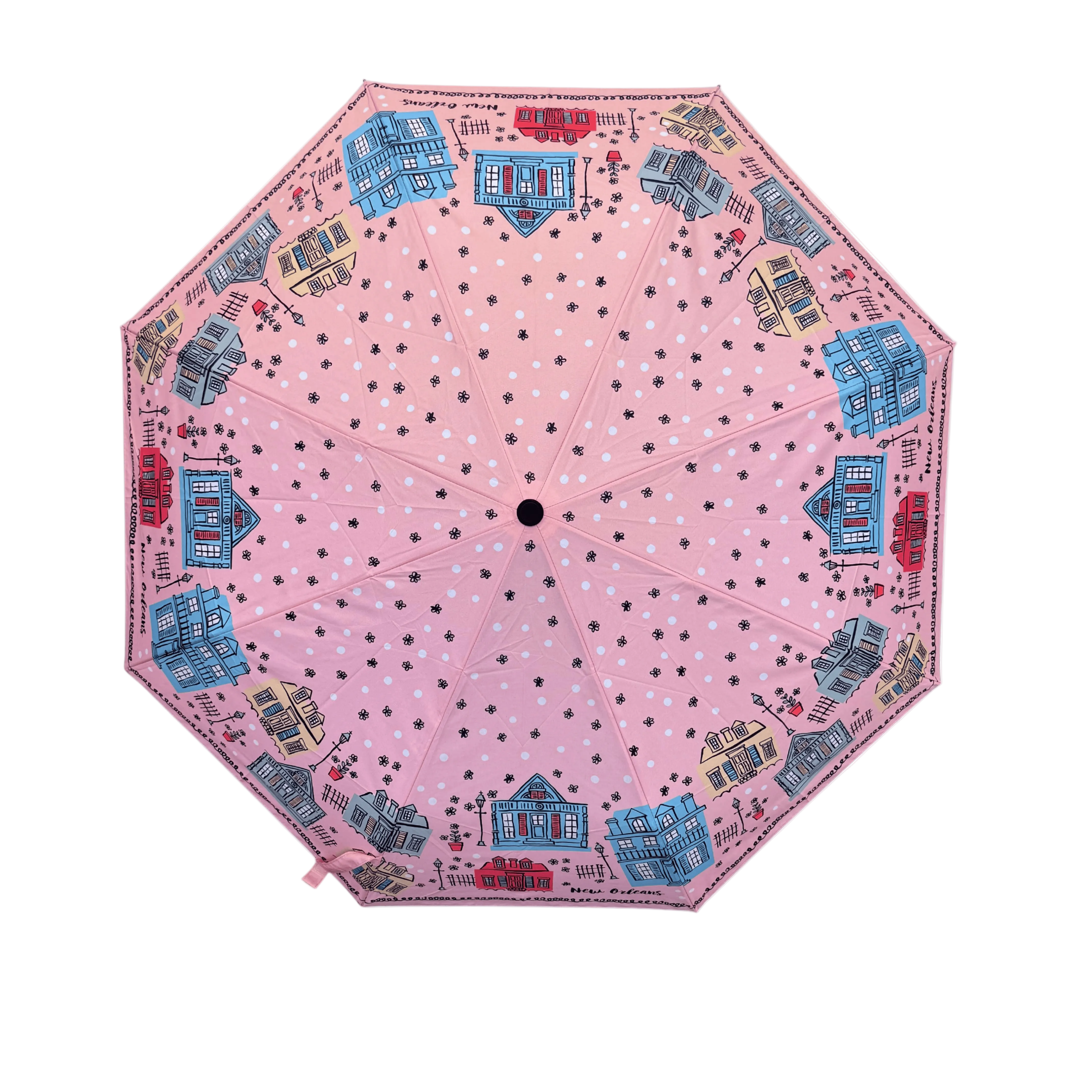 Creole Cottage Pink Umbrella