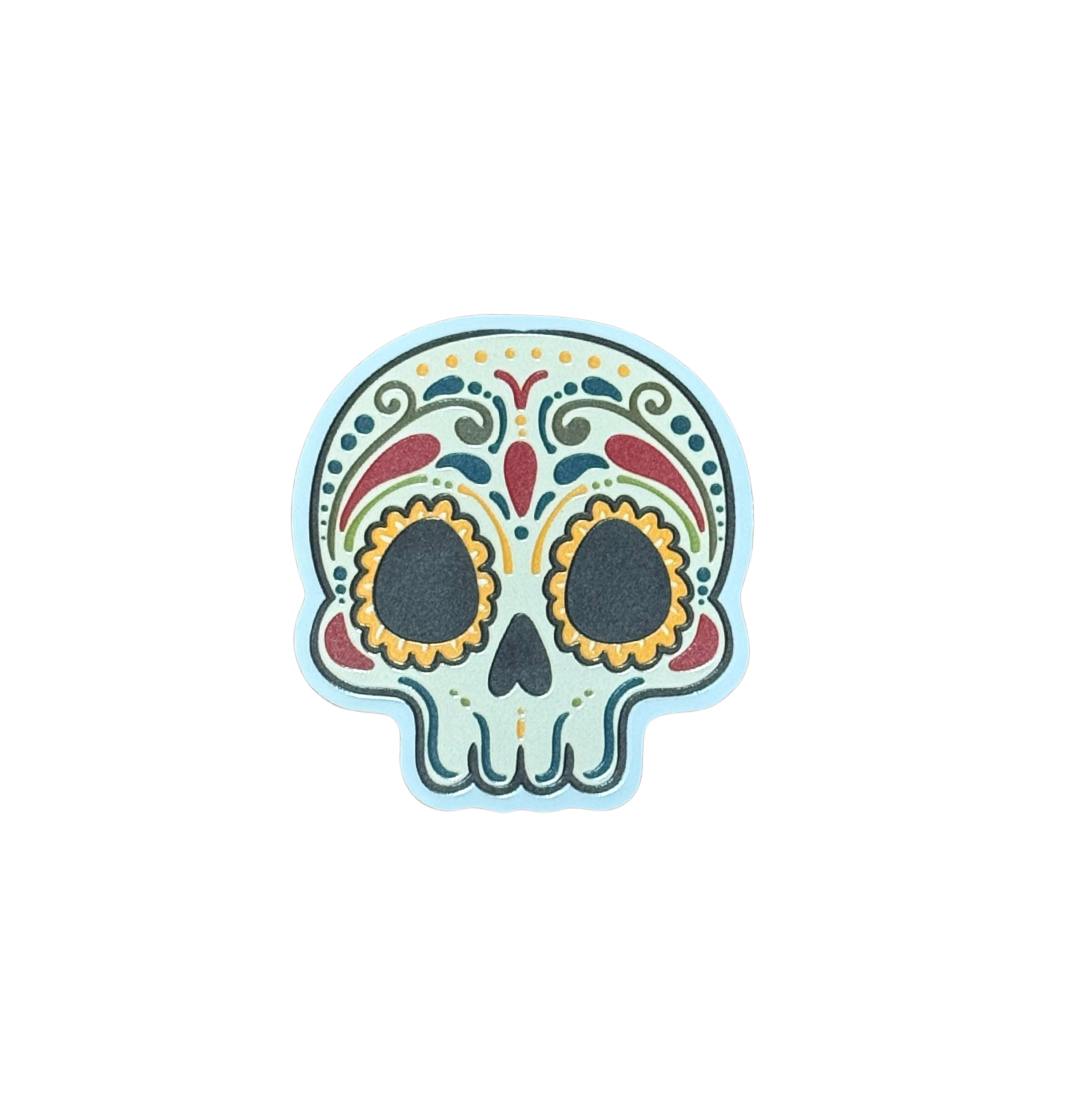 Day of the Dead Sugar Skull Sticker