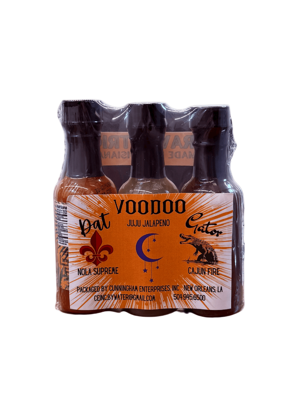 Extra Hot Louisiana Hot Sauce Travel Trio Gift Set