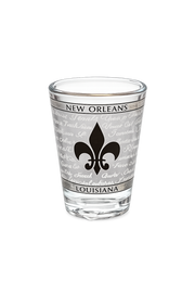 New Orleans History Fleur-de-Lis Shot Glass