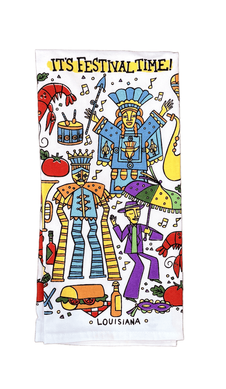 Festival Time Tea Towel