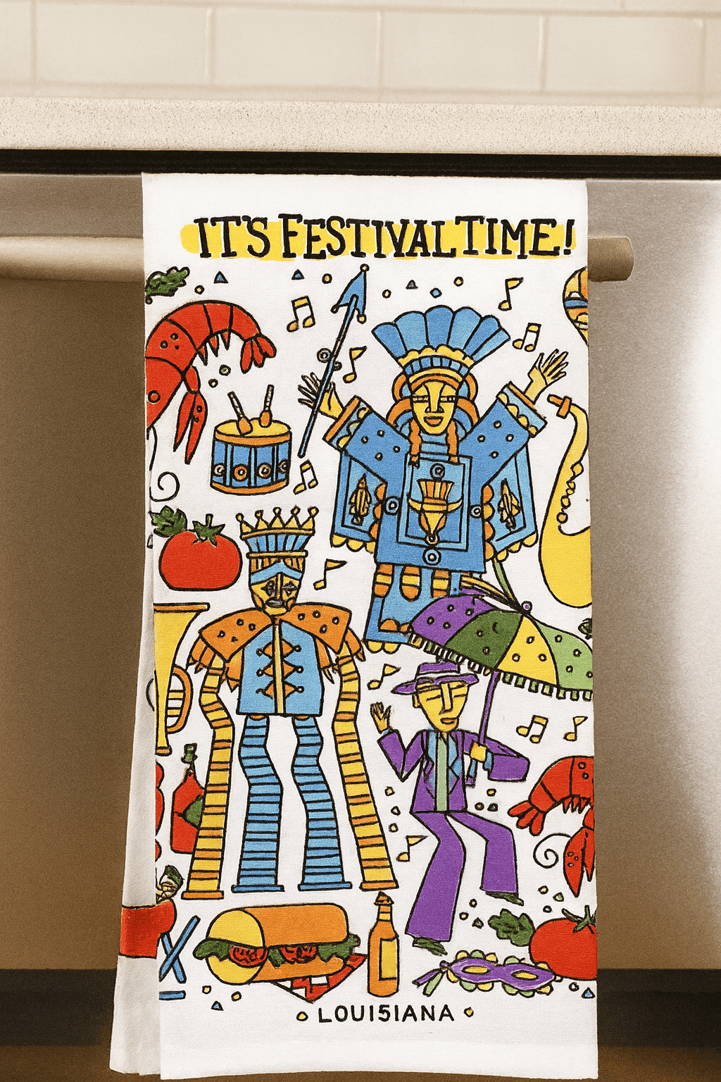 Festival Time Tea Towel