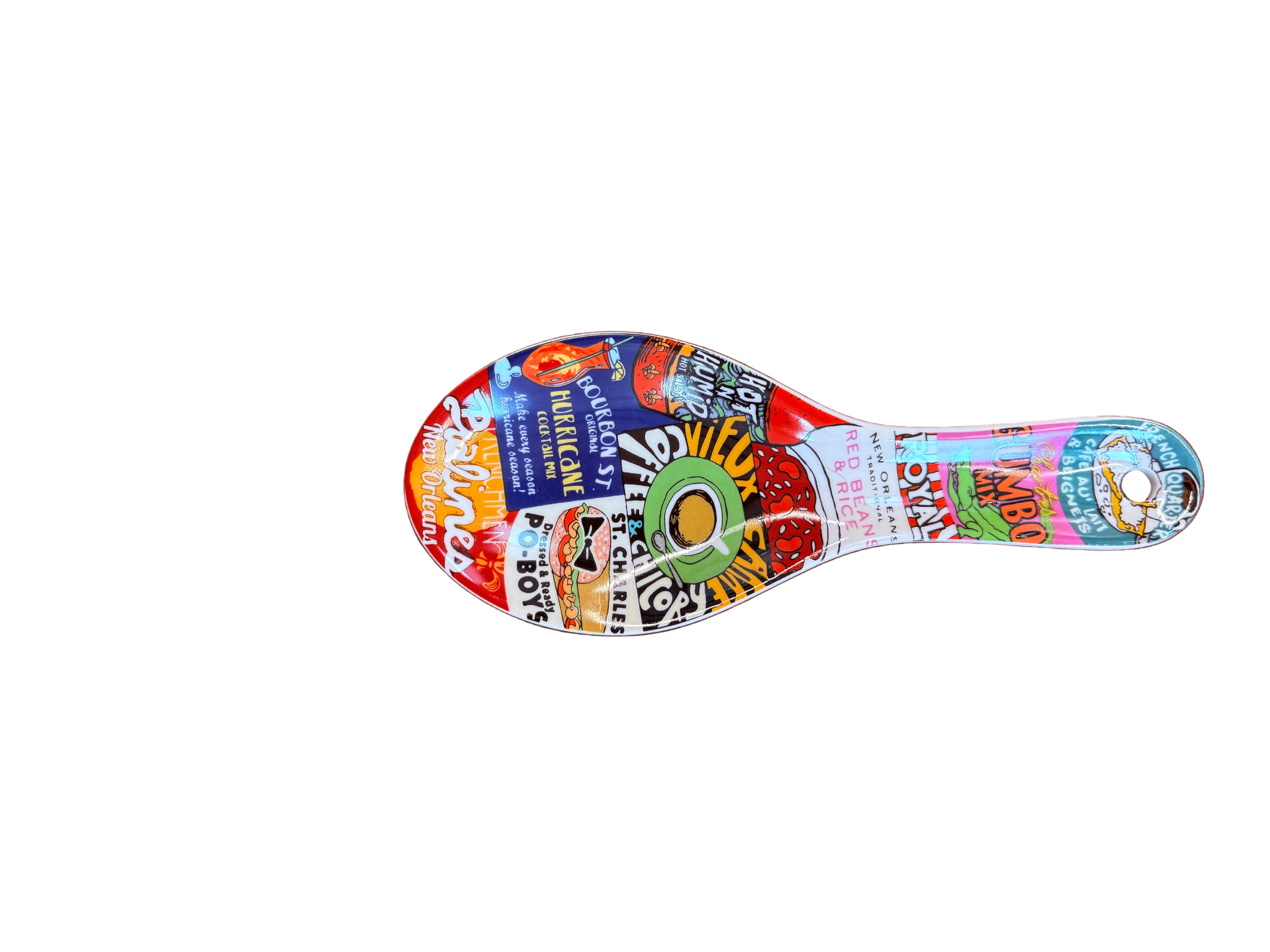 Food Logo Ceremic Spoon Rest