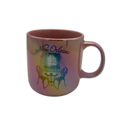 French Quarter Courtyard Iridescent Mug