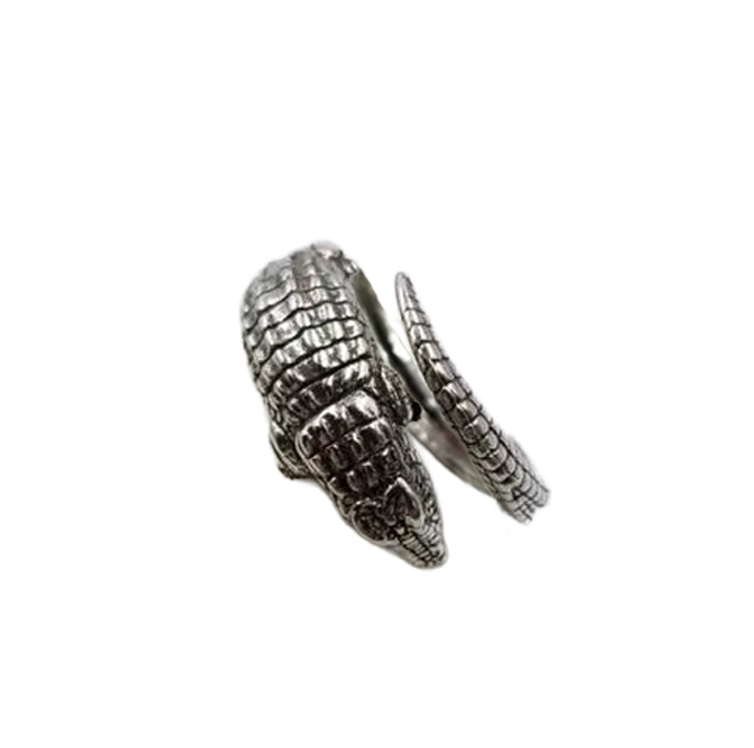 Alligator Silver Ring