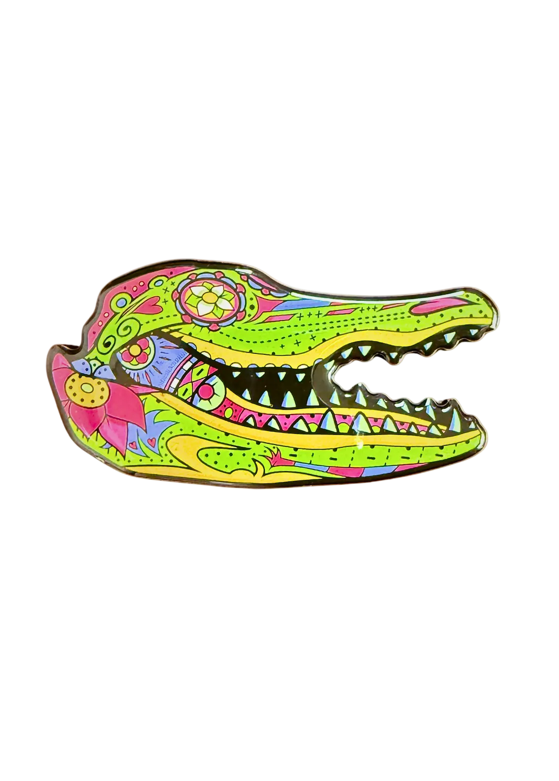 Gator Sugar Skull Magnet