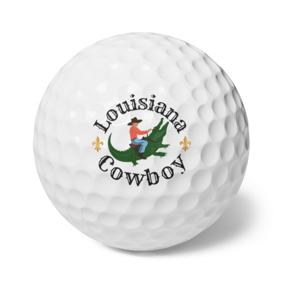Louisiana Cowboy Golf Ball