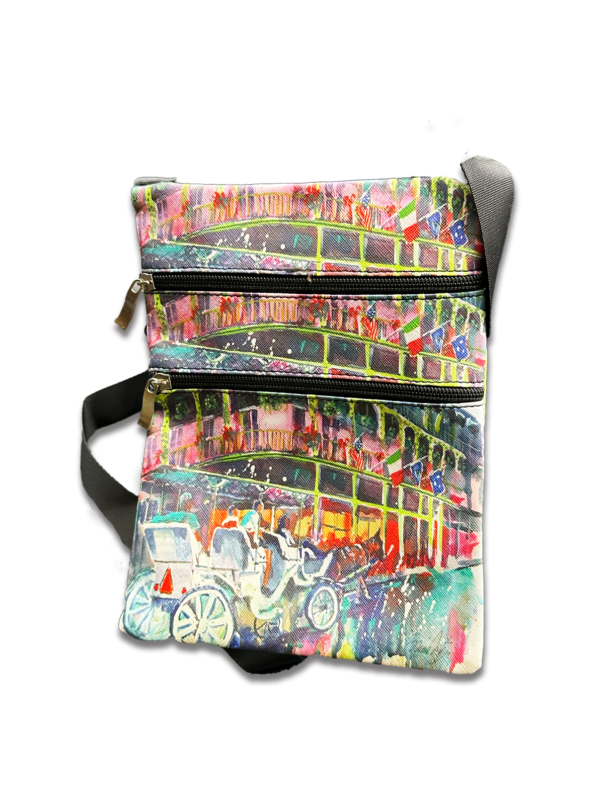 Horse and Buggy Crossbody Bag