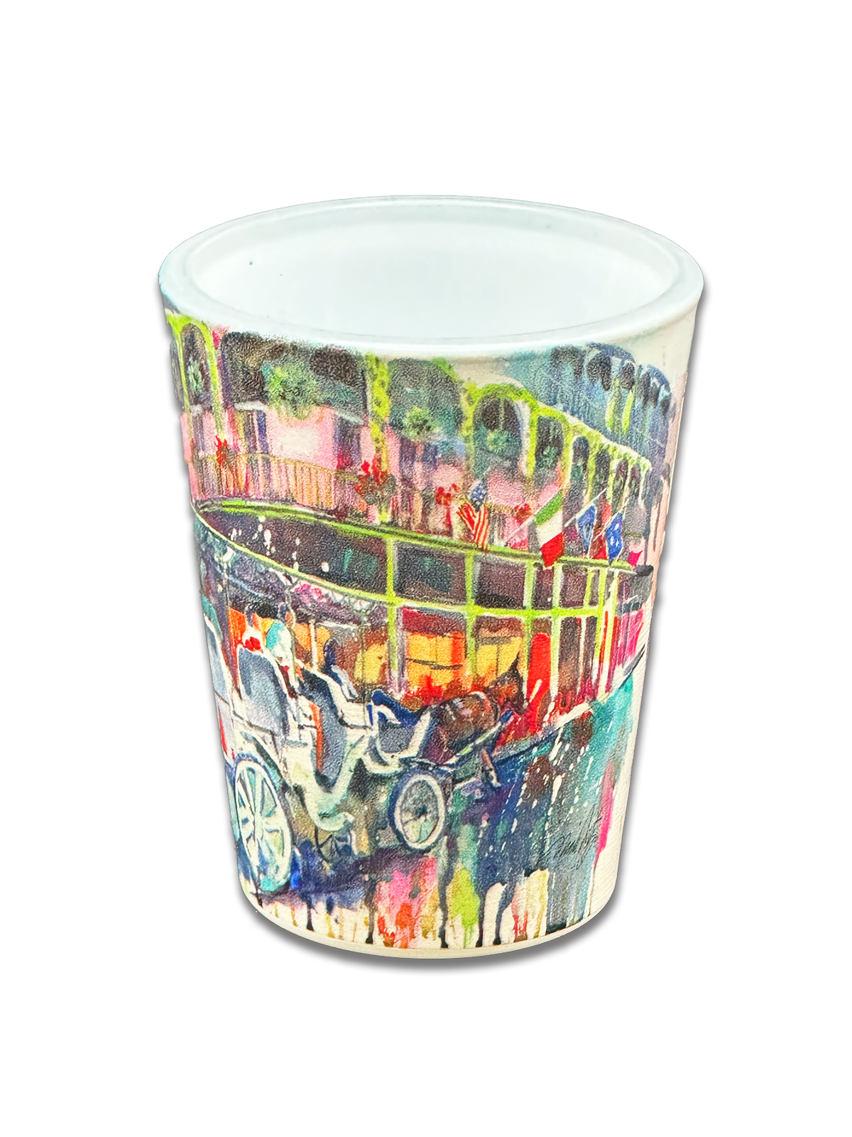 Horse and Buggy Small Shot Glass