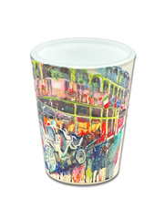 Horse and Buggy Small Shot Glass