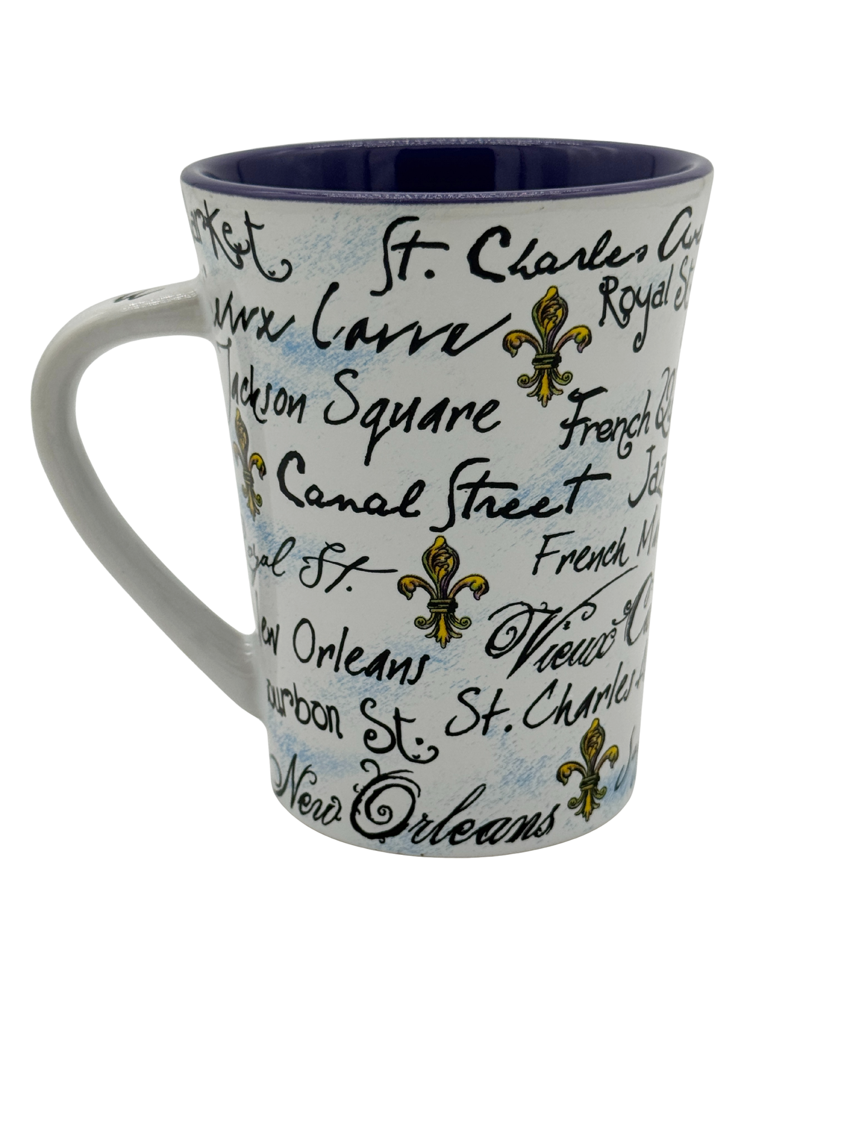Calligraphy and Carriage Scene Mug