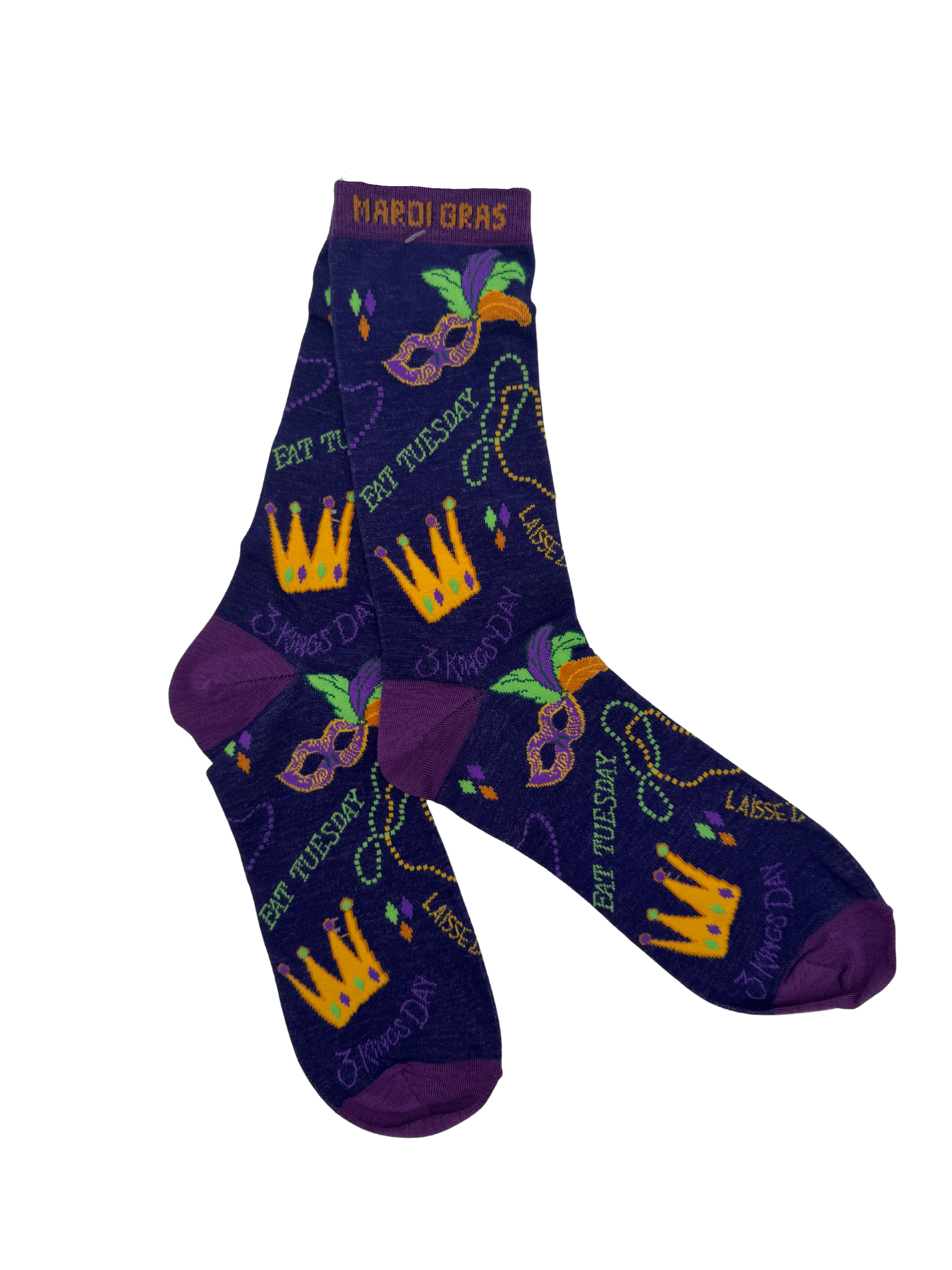 Mardi Gras Socks