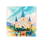 St. Louis Cathedral Ceramic Coaster