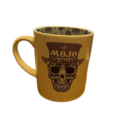 New Orleans Mojo Skull & Voodoo Doll Mug | Double-Sided Ceramic Coffee Mug