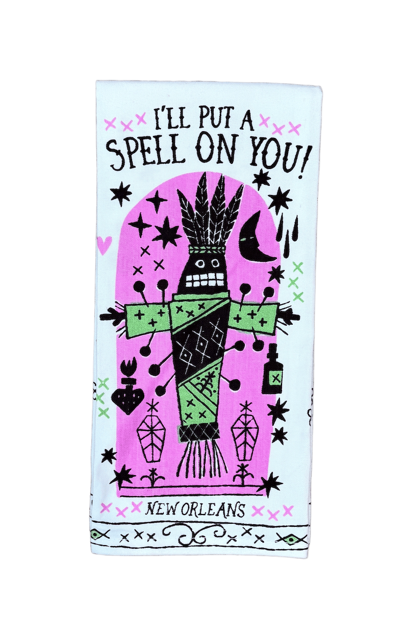 I'll Put A Spell On You Tea Towel