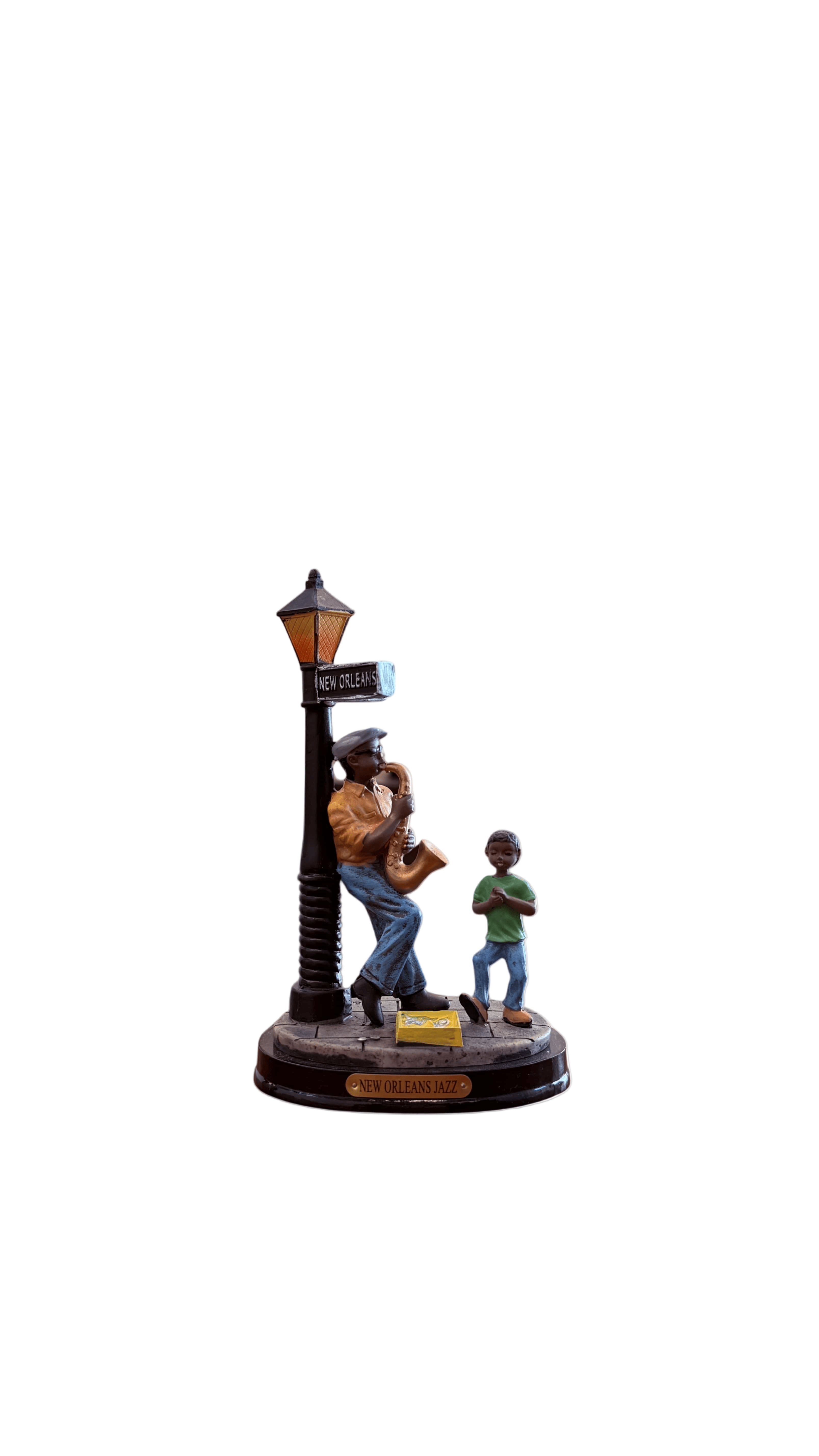 Jazz Man with Boy Dancing