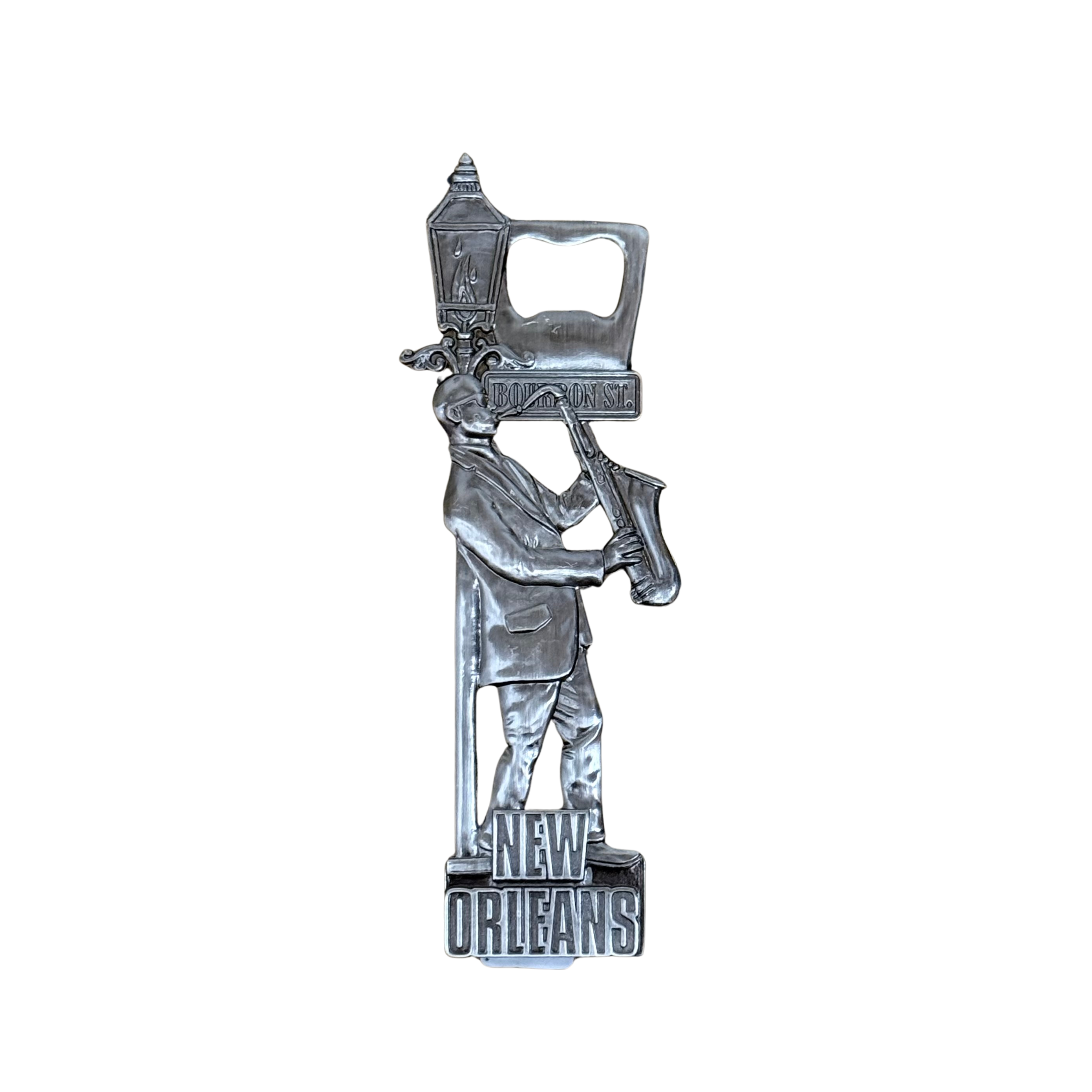 New Orleans Jazz Silhouette Bottle Opener
